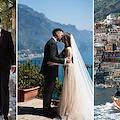 In Costa d'Amalfi le nozze da sogno del giocatore di baseball Victor Mesa e dell'influencer Nayer 
