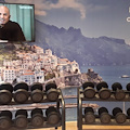 La foto della veduta di Amalfi nella palestra dell’NH Colon Madrid