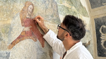 Amalfi, nuova vita al chiostro più antico della città con il restauro di marmi e affreschi dell’Anantara Convento Grand Hotel