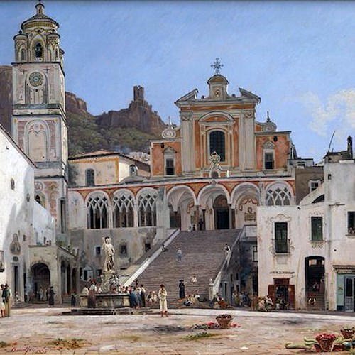 Duomo di Amalfi<br />&copy; Martinus Rørbye - 1835