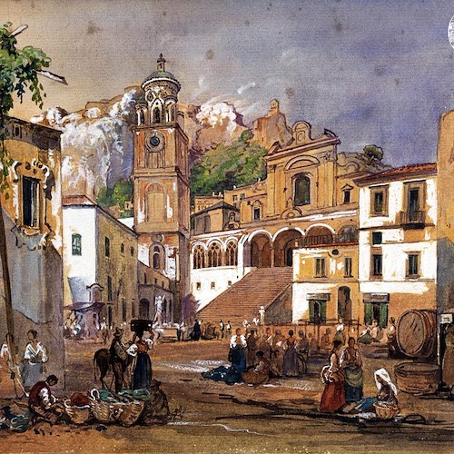 Duomo di Amalfi<br />&copy; Giacinto Gigante - 1845