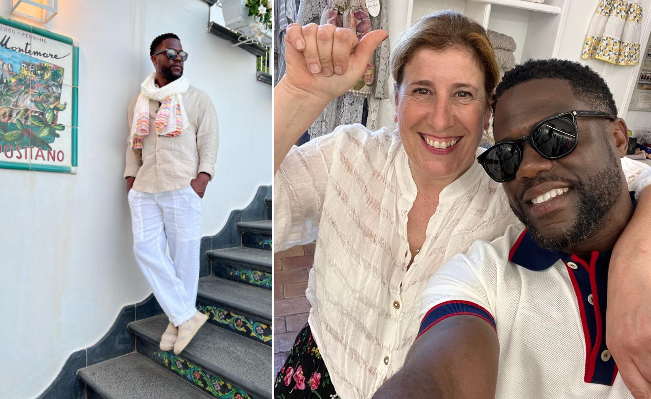 Amalfi News - Kevin Hart si rilassa a Positano, per l'attore di